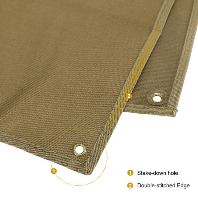 Tactical Lightweight Roll-Up Shooting Mat Non-padded Molle Rifle Cleaning Mat