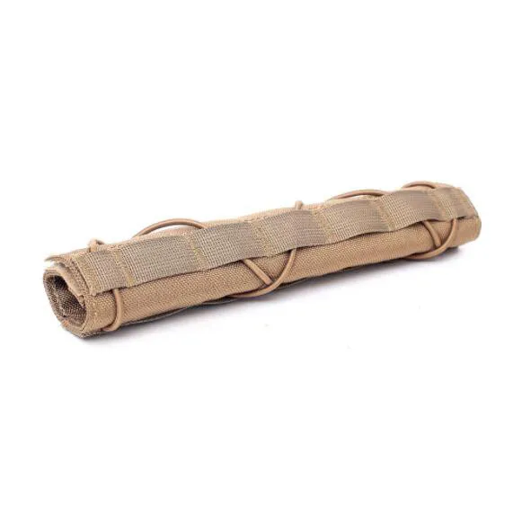Tactical Gun 14cm Airsoft Suppressor Heat Shield Sleeve Military Silencer Protective Cover