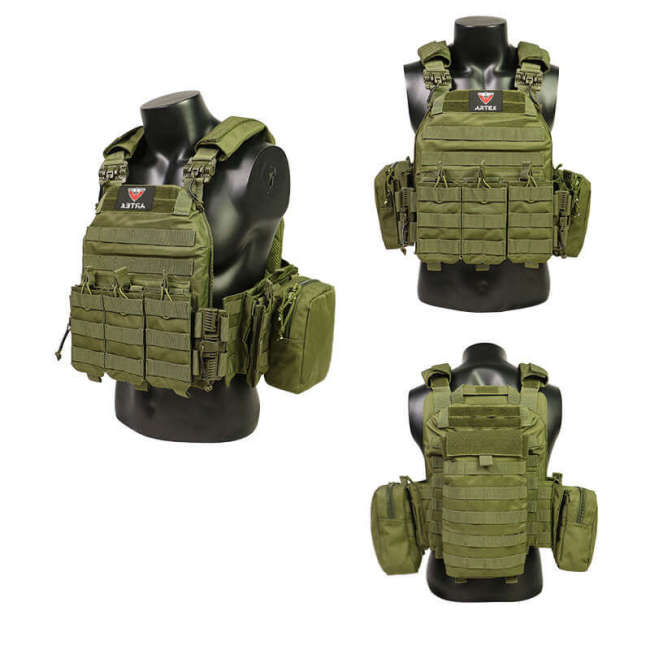 Tactical Vest Quick Release for Men Outdoor Molle Airsoft Vests Adjustable Breathable Weighted Gear for CS/Training