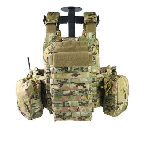 Tactical Vest Quick Release for Men Outdoor Molle Airsoft Vests Adjustable Breathable Weighted Gear for CS/Training