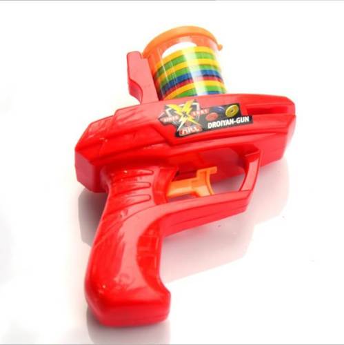 Classic Foam Disc Zip Shot Launcher Toy Blaster  