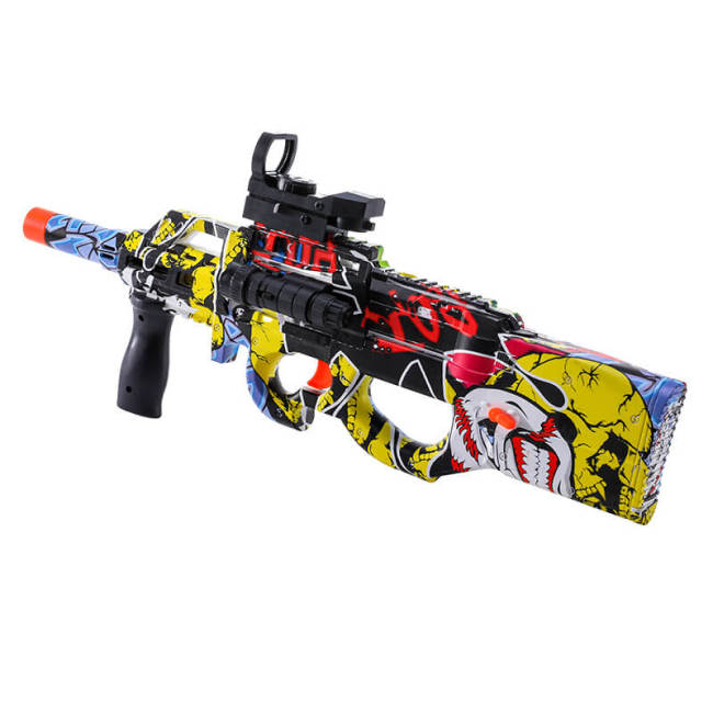 Sky Graffiti Hopper Fed P90 Splatter Ball Blaster