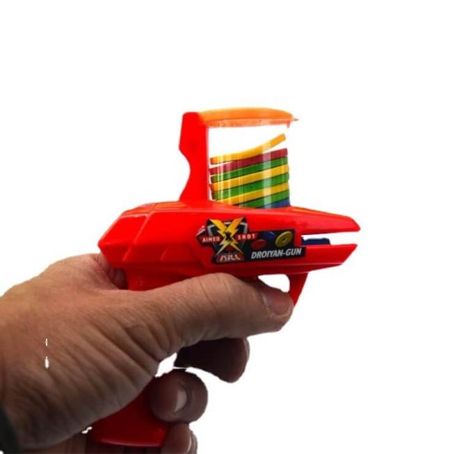 Classic Foam Disc Zip Shot Launcher Toy Blaster  