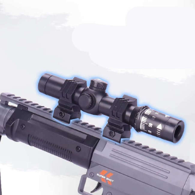 AMR Manual Shell Ejecting Dart Blaster with Bipod, Magnifying Scope
