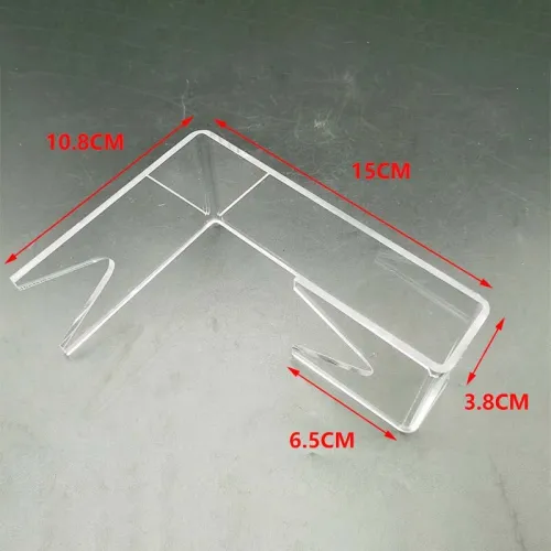 Transparent Pistol Toy Gun Plastic Display Stand