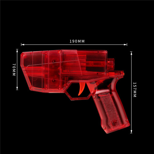 Worker Transparent Red Hurricane Foam Blaster Limited Edition 