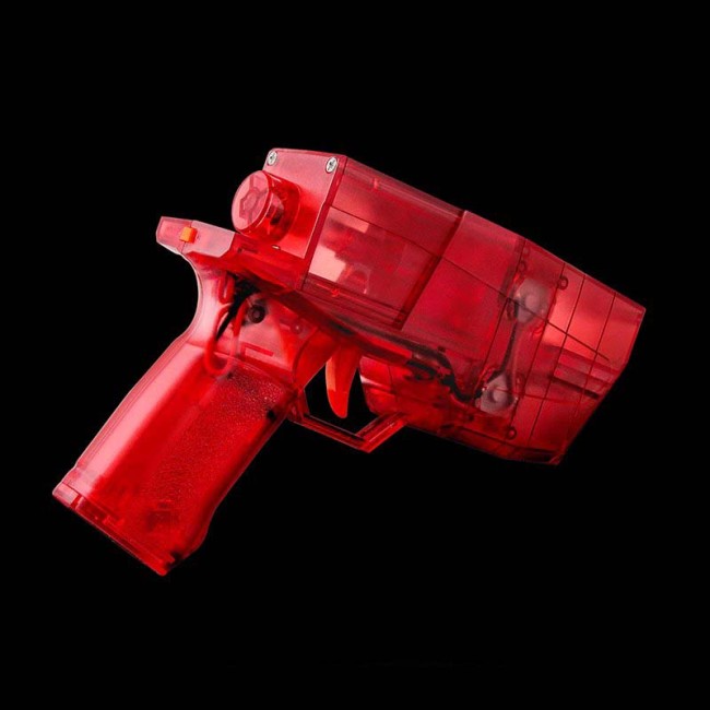 Worker Transparent Red Hurricane Foam Blaster Limited Edition 
