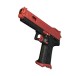 ZhenDuo X5 Electric Blowback Gel Blaster - Red Black Color