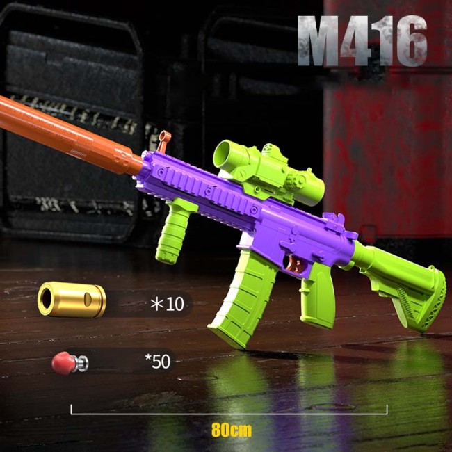M416 Carrot Soft Bullet Blaster Kids Toy Gun