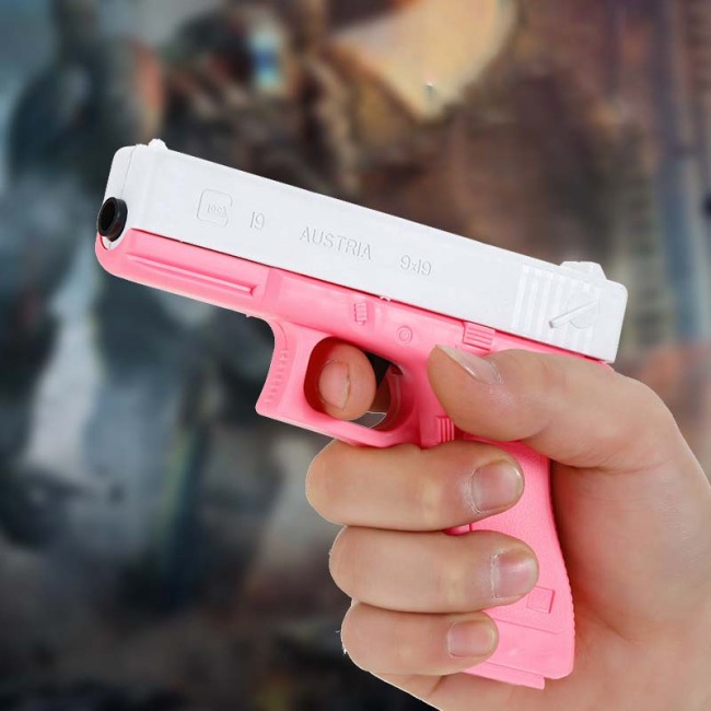 Pink Manual Gel Ball Blaster Glock Orbeez Pistol Kids Toy
