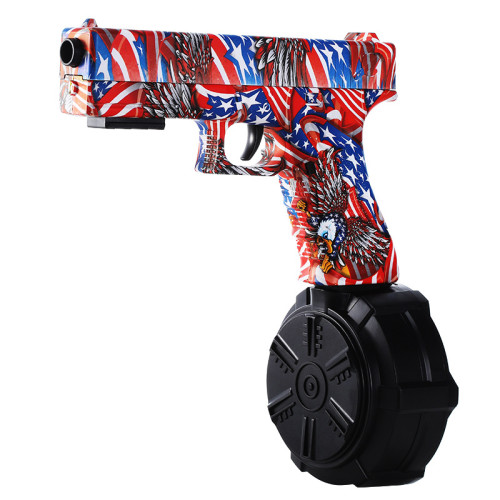 Electric Splatter Graffiti STD Glock Blowback Gel Ball Blaster