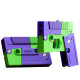 Folding Carrot Cassette Dart Blaster Soft Bullet Gun