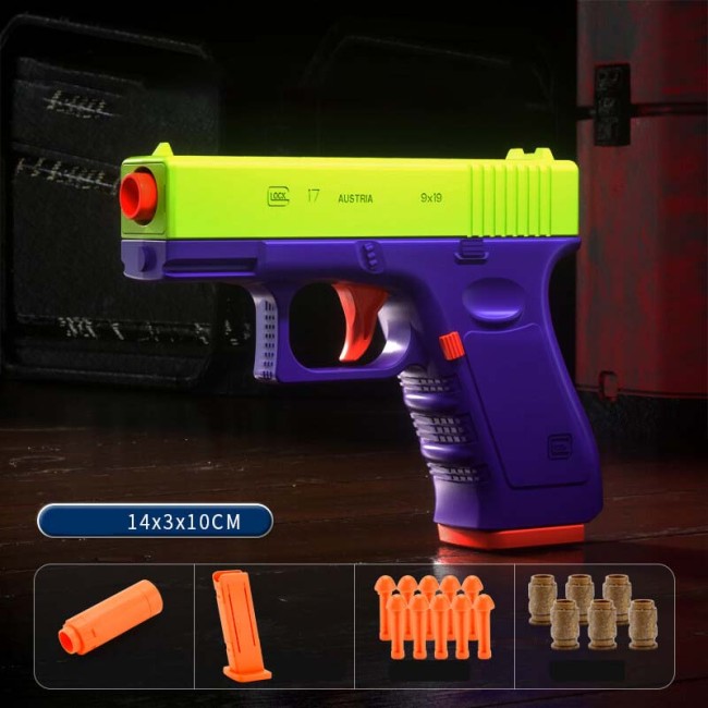 Shell Eject 3D Printed Glock Soft Bullet Blaster Fidget Toy
