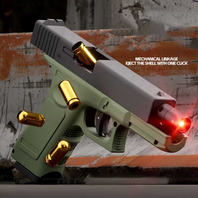 Shell Ejecting Glock Dart Blaster with Laser