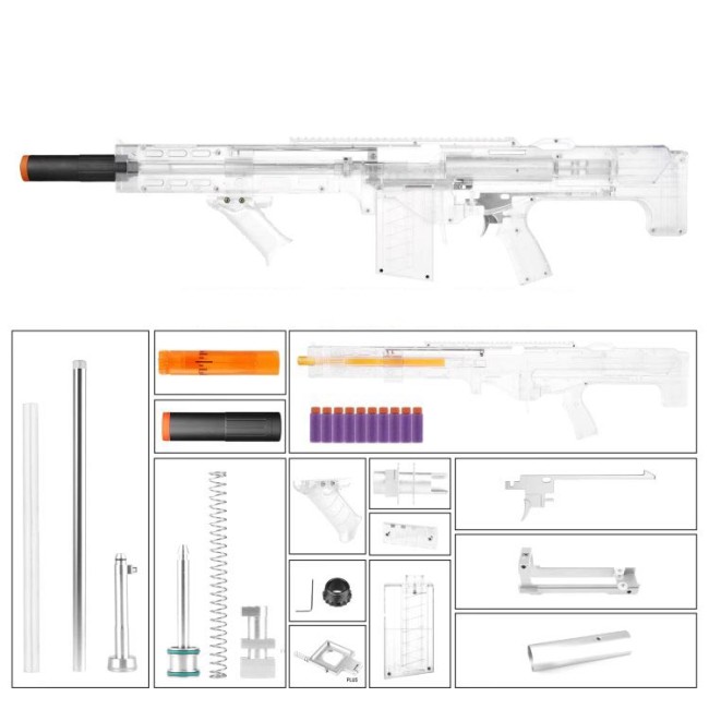 Worker Terminator Plus Foam Dart Blaster Upgrade Version