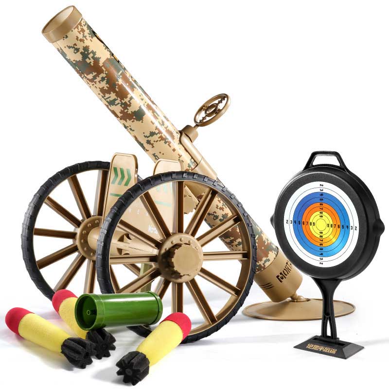 CRJ Movable Mortar Blaster Soft Bullet Rocket Fun