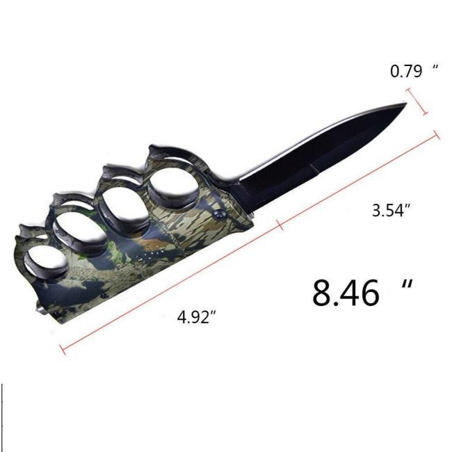 Outdoor Tactical Folding Pocket Knife with Camo Handle Camping Knives Tool