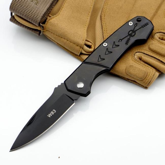 Portable key knife portable folding knife self-defense equipment outdoor knife all-steel mini fruit knife