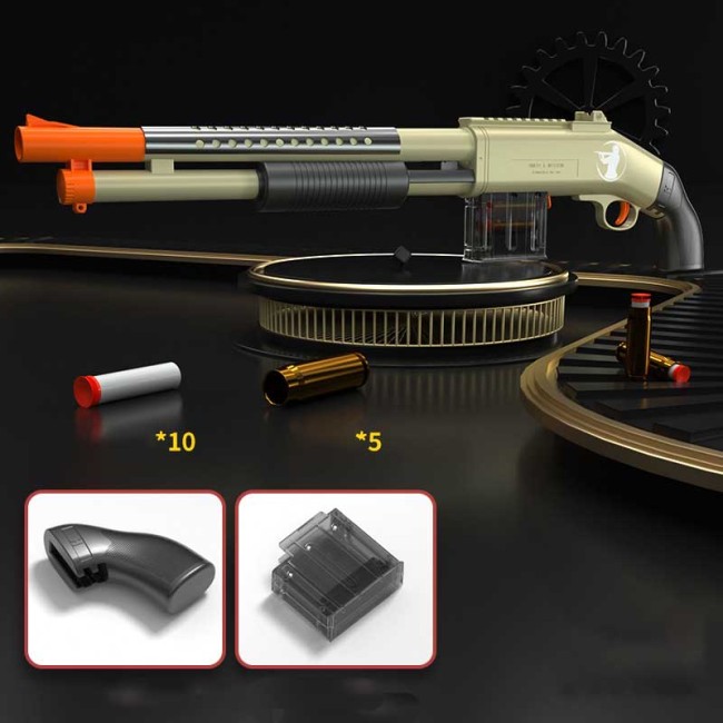 Handi Manual Mag-Fed Shell Ejecting Shotgun Foam Blaster