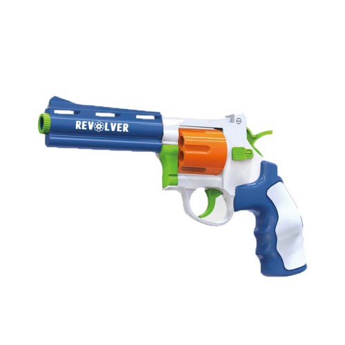 2Pcs Revolver Semi Automatic Foam Blaster Kids Toy Gun