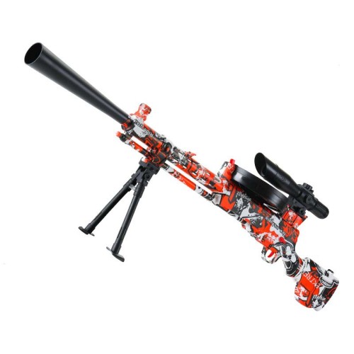 Electric Graffiti DP28 Hopper-Fed Machine Gun Gel Blaster