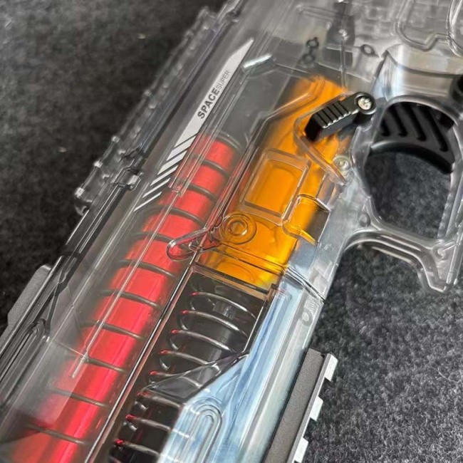 Ice Blast Clear Shell Manual Pistol Foam Ball Blaster