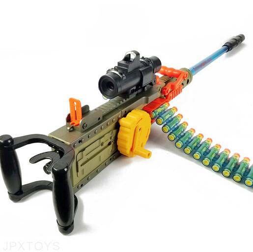 JF M2 Electric Soft Bullet Dart Heavy Machine Gun