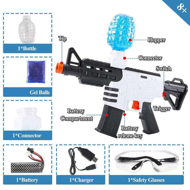 KM-416 Electric Auto Mini Powerful Orbeez Blaster (UK Stock)