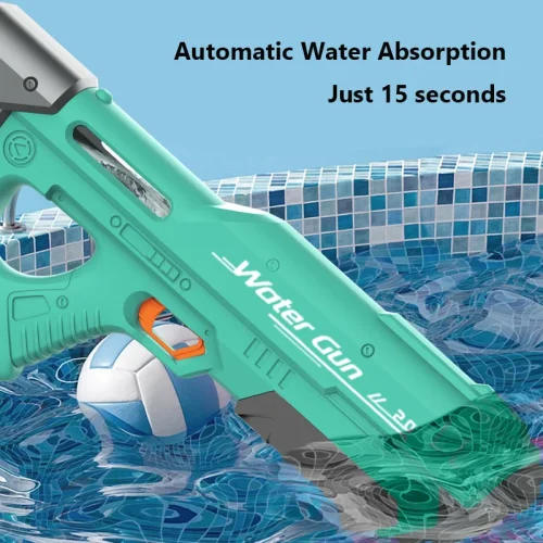 Summer Time Fulll Auto Self Suction Electric Water Spray Gun Children's Toy