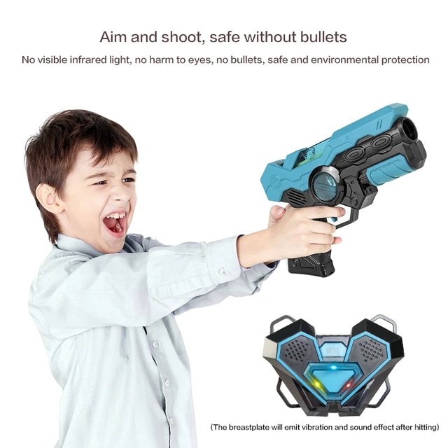 play Laser Guns Safe