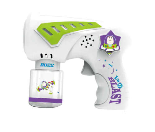 Buzz Lightyear Bubble Blower Toy Gun 10-Hole