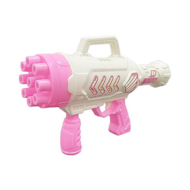9-Hole Mini Rocket Bubble Machine Gatling Bubble Gun Blowing Bubbles Childrens Toys Birthday Gift