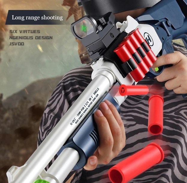 FYF JH2027 Child XM1014 Shell Ejecting Manual Action Toy Blaster