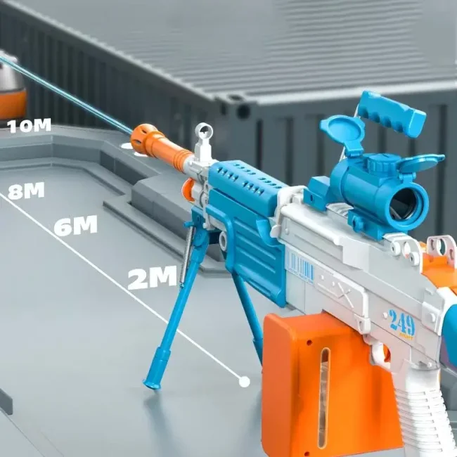 M249 SAW Electric Auto Large Capacity Water Blaster