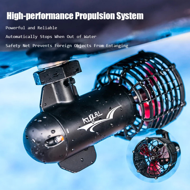 Kublai S3 AquaMotive Lounge Electric Inflatable Water Float With Squirter