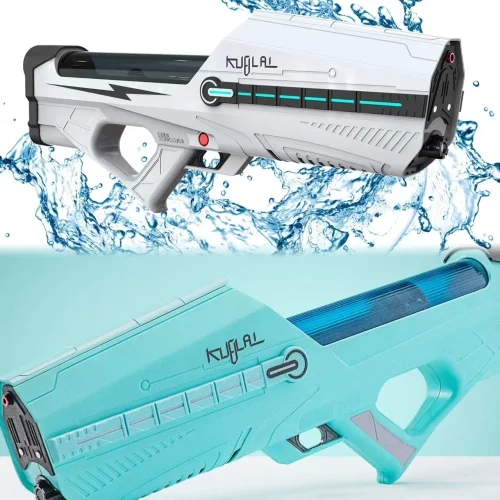 Kublai S2 Standard Electric Water Gun Bundle Set - Blue + White