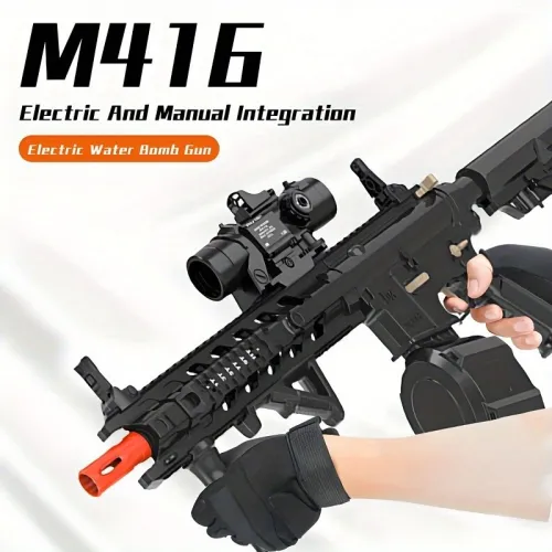 M4 Electric Gel Ball Toy Rifle-Black(US Stock)