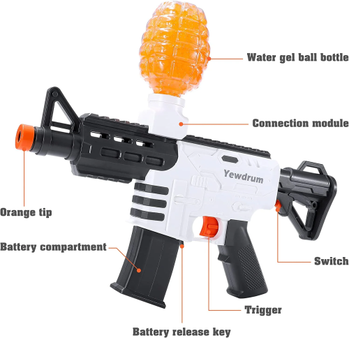 SBL-15A Toy Gun - Black and White(US Stock)