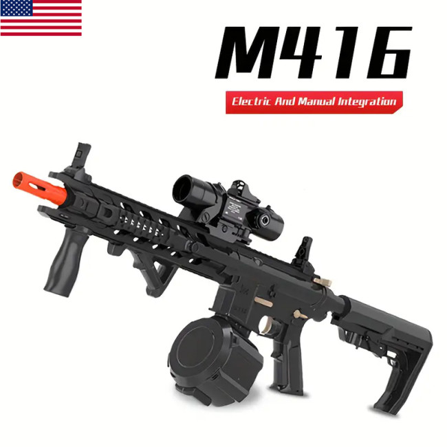 M4 Electric Gel Ball Toy Rifle-Black