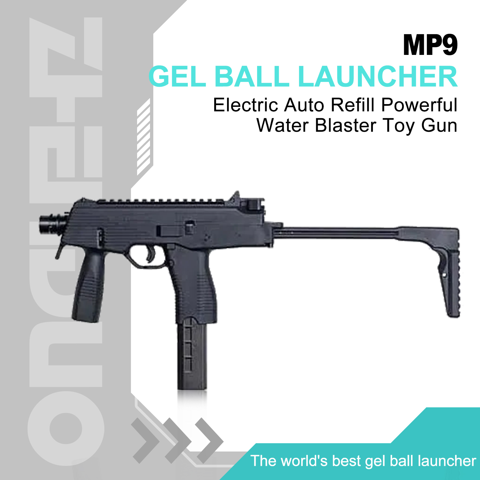 LeHui MP9 Gel Blaster | High Velocity | Teams Competitive Toys