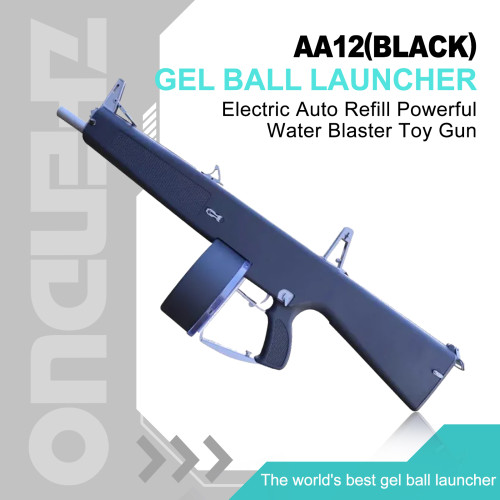HZT AA12 Shotgun Foam Blaster-Black