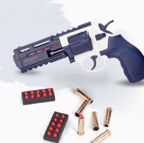 XYL MP360/BRODAX44 revolver Foam Blaster | Blue | Shell Ejecting