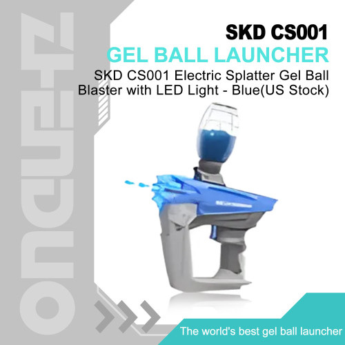 SKD CS001 Electric Splatter Gel Ball Blaster with LED Light - Blue