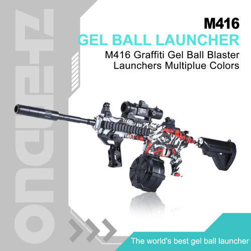 M416 Graffiti Gel Ball Blaster Launchers Multiplue Colors