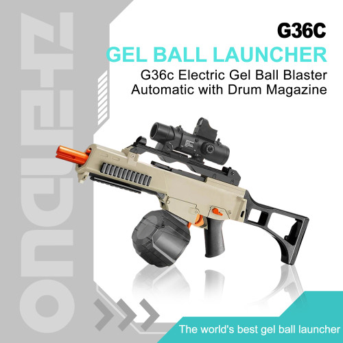 G36c Electric Gel Ball Blaster Automatic with Drum Magazine