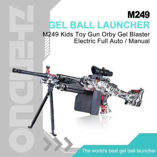 M249 Kids Toy Gun Orby Gel Blaster Electric Full Auto / Manual