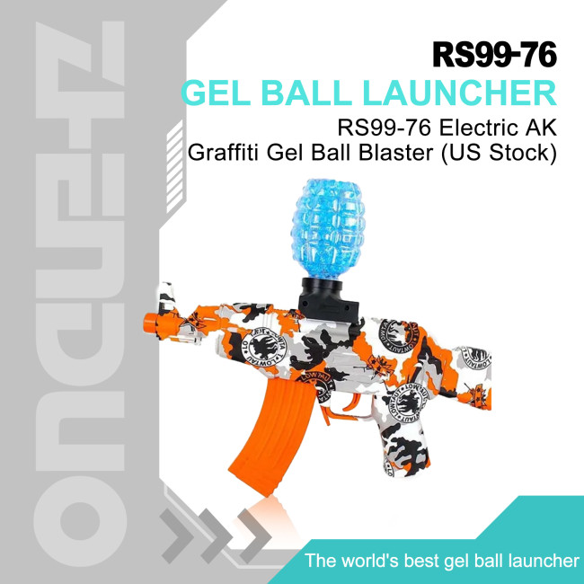 RS99-76 Electric AK Graffiti Gel Ball Blaster