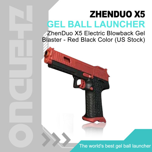 ZhenDuo X5 Electric Blowback Gel Blaster - Red(US Stock)