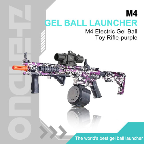 M4 Electric Gel Ball Toy Rifle-purple