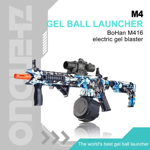 M4 Electric Gel Ball Toy Rifle-blue